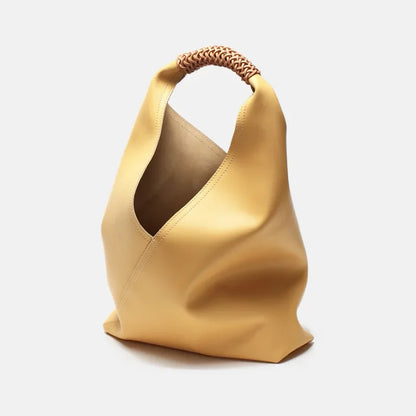 Bags for Women, Versatile Genuine Leather, High-end Armpit Bag, Fashionable Portable Shoulder Bag, Large Capacity Niche Tote Bag
