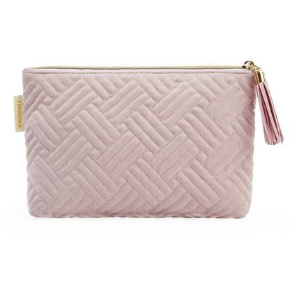 Bagsmart Cosmetic Bag for Travel Organizer Waterproof Flannel Gift Cards Women Makeup Storage Box Pencil Case