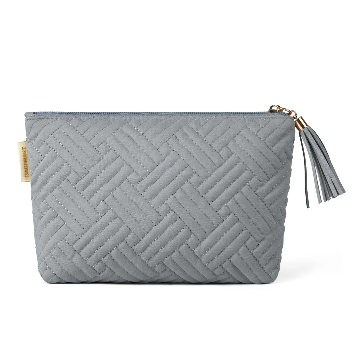 Bagsmart Cosmetic Bag for Travel Organizer Waterproof Flannel Gift Cards Women Makeup Storage Box Pencil Case