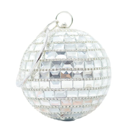 Ball Shaped Handbag Purse Evening Clutch Purse for Wedding