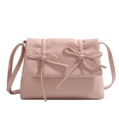 Ballet Style Bow Underarm Shoulder Bag Women 2024 New Large Capacity Crossbody Handbags High Quality Commuter Tote Bolsas Mujer