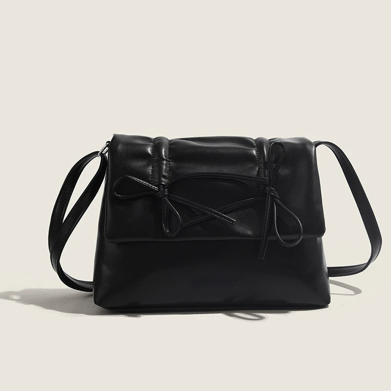Ballet Style Bow Underarm Shoulder Bag Women 2024 New Large Capacity Crossbody Handbags High Quality Commuter Tote Bolsas Mujer