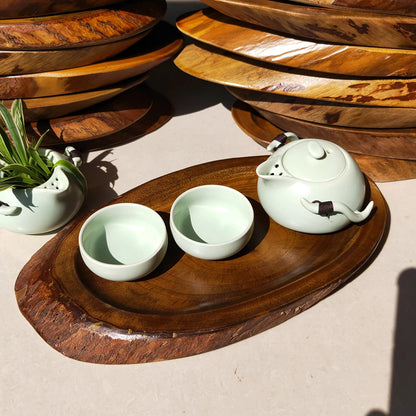 Balsam Camphor Wood Whole Wooden Drainage Water Storage TeaSet Drawer Tea Board Kung Fu Tea Tray Chinese Tea Ceremony Tools