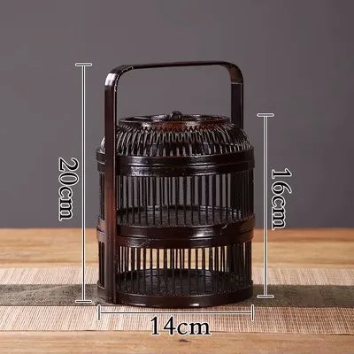 Bamboo Lacquerware Hamper Cookie Sushi Gift Packing Box Storage Japanese Decoration