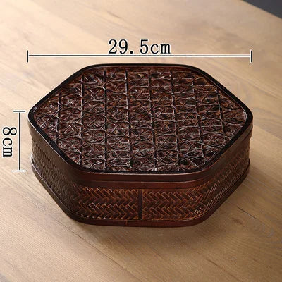 Bamboo Lacquerware Hamper Cookie Sushi Gift Packing Box Storage Japanese Decoration