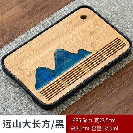 Bamboo Tea Tray Pu'er tea Tea Board  1PC Drainage Water Storage kung-fu Tea Set Tea Table Chinese Tea Room Board Ceremony Tools
