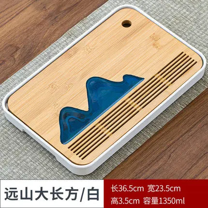 Bamboo Tea Tray Pu'er tea Tea Board  1PC Drainage Water Storage kung-fu Tea Set Tea Table Chinese Tea Room Board Ceremony Tools