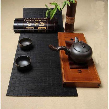 Bamboo placemats, kung fu tea cup mat, restaurant decoration, tea ceremony accessories, insulation pads