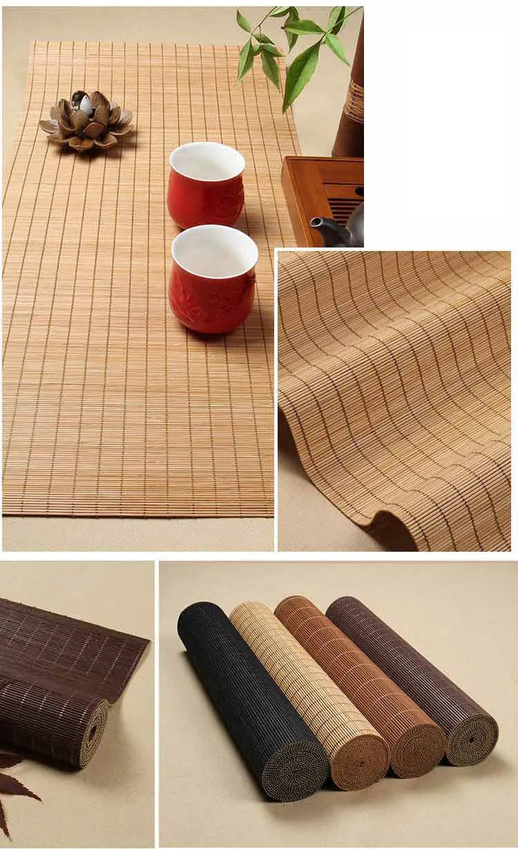Bamboo placemats, kung fu tea cup mat, restaurant decoration, tea ceremony accessories, insulation pads