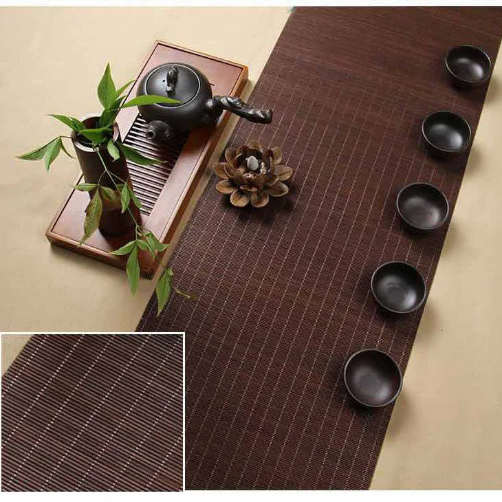 Bamboo placemats, kung fu tea cup mat, restaurant decoration, tea ceremony accessories, insulation pads