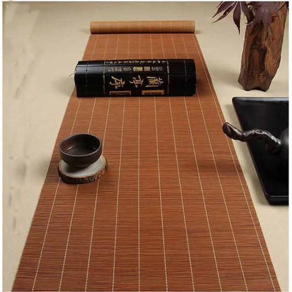 Bamboo placemats, kung fu tea cup mat, restaurant decoration, tea ceremony accessories, insulation pads