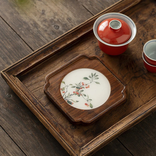 BambooTeapot Tray Drainage Water Storage Kung Fu Tea Set Drawer Tea Board Table Chinese Tea Ceremony Tools Free Shipping
