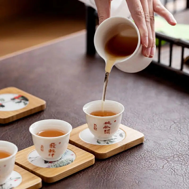 BambooTeapot Tray Drainage Water Storage Kung Fu Tea Set Drawer Tea Board Table Chinese Tea Ceremony Tools Free Shipping