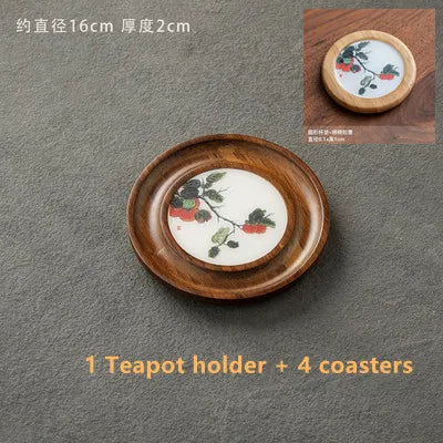 BambooTeapot Tray Drainage Water Storage Kung Fu Tea Set Drawer Tea Board Table Chinese Tea Ceremony Tools Free Shipping