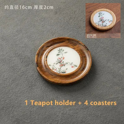 BambooTeapot Tray Drainage Water Storage Kung Fu Tea Set Drawer Tea Board Table Chinese Tea Ceremony Tools Free Shipping