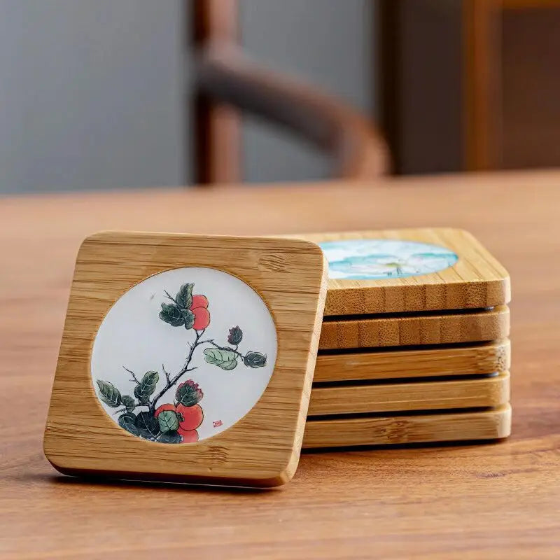 BambooTeapot Tray Drainage Water Storage Kung Fu Tea Set Drawer Tea Board Table Chinese Tea Ceremony Tools Free Shipping