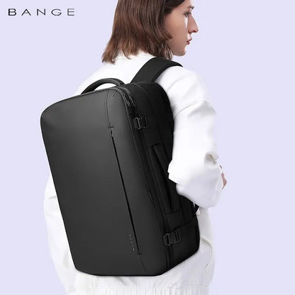 Bange 35L 45L Travel Backpack Men Business Aesthetic Backpack School Bag Large 17.3 Laptop Waterproof Fashion Backpack Male