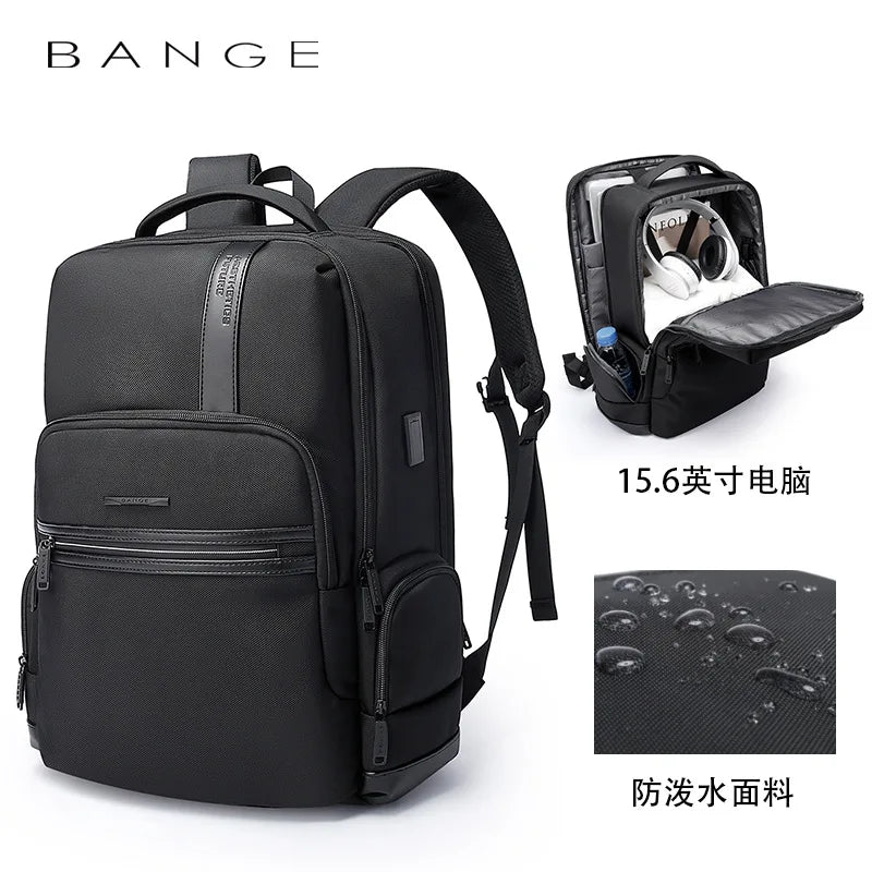 Bange 35L Travel Backpack  Nylon Bag Outdoor Waterproof 17.3 inch Laptop Backpack Multi-function Large Capacity Hiking Backpack