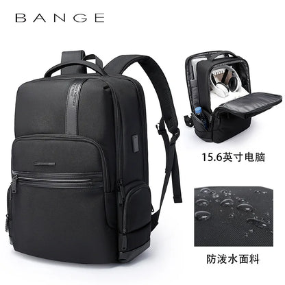 Bange 35L Travel Backpack  Nylon Bag Outdoor Waterproof 17.3 inch Laptop Backpack Multi-function Large Capacity Hiking Backpack