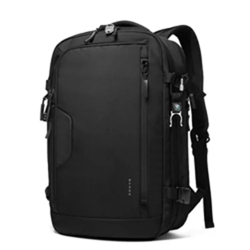 Bange 40L Travel Backpack Men USB Anti-theft 17.3 Laptop Backpack School Expandable Bag Compass Fashion Male Backpack Large