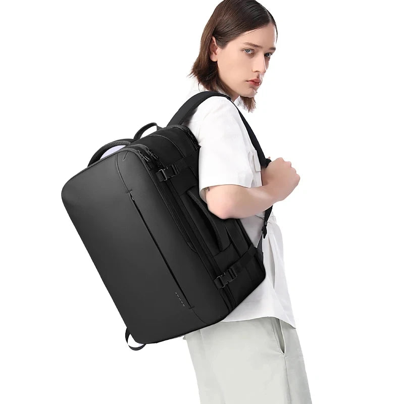 Bange Backpack Men 37L45L Business Aesthetic Backpack School Bag Large 17.3 Laptop Backpacks Waterproof Fashion Backpack Male