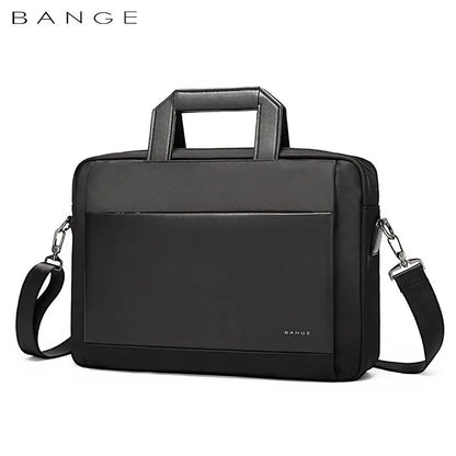 Bange Briefcase for Men  Laptop Bag  Retro Travel Messenger Man Bags 15.6 in High Capacity Computer Shoulder Bag Male Briefcase