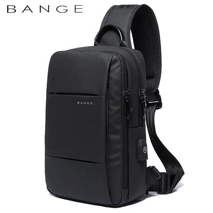 Bange Fashion Sling  Men Travel Waterproof Leisure Business Chest Sports Packs Messenger Shoulder Running Bag men's Boys