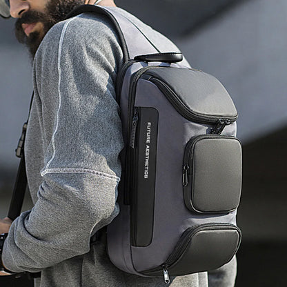 Bange Fashion men's luxurious chest bag Comfortable and breathable male messenger bag Crossbody Shoulder Bags
