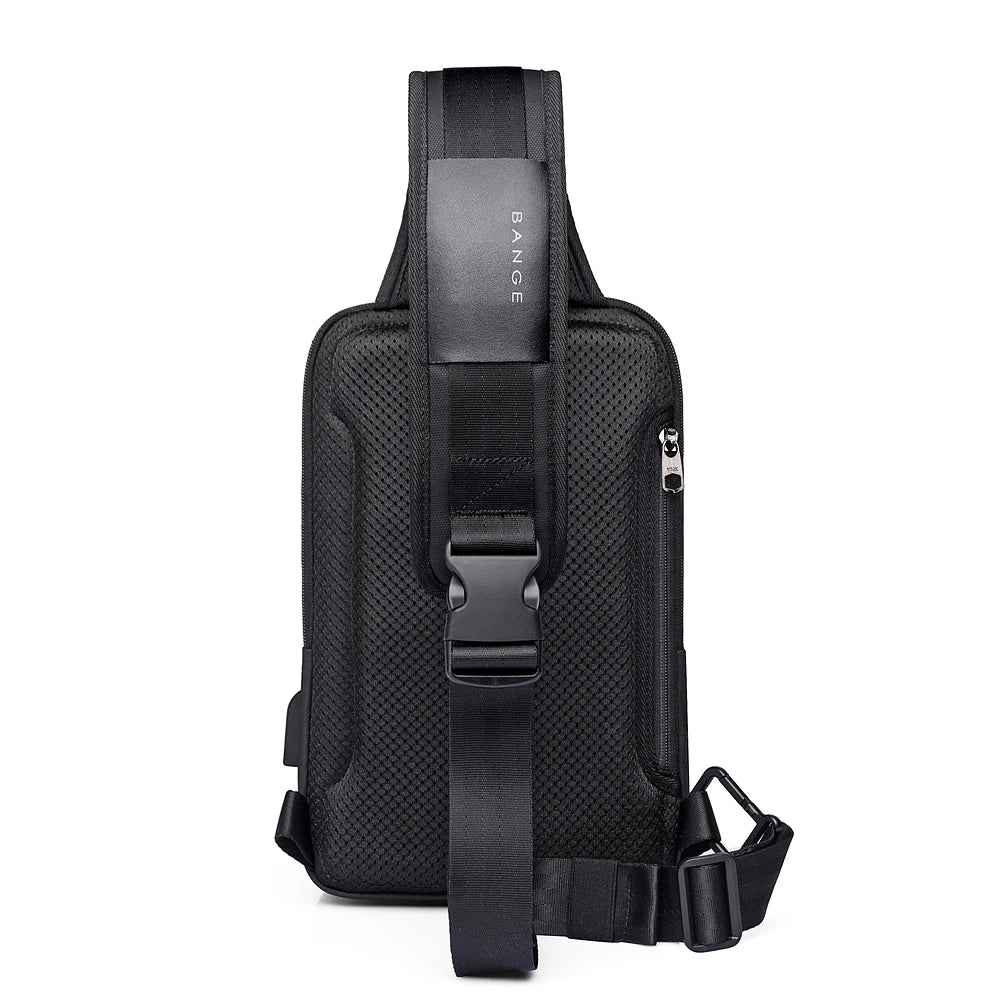 Bange Flex Bag Fashion Men Travel Waterproof Casual Male Chest Sports Packs Messenger Shoulder Bag Boys Running for iPad mini