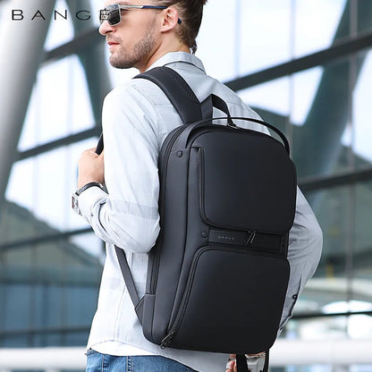 Bange Genuine Multifunction Space Men's Backpacks Teenage long haul Travel bag with USB interface 15.6 Laptop bag Waterproof