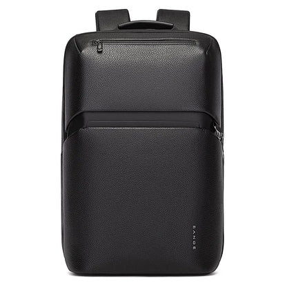 Bange Leather Backpack Men Business Backpack Laptop 15.6 Inch Computer Bag Large Capacity  Bag Male Backpack Fashion