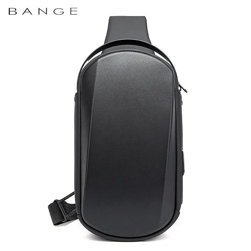 Bange Male Shoulder Bags USB Charging Crossbody Bags Men Anti Theft Chest Bag School Summer Short Trip Messengers Bag