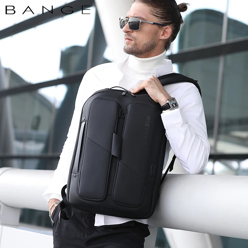Bange Men Anti Theft Waterproof Laptop Backpack 15.6 Inch Daily Work Business Backpack School back pack mochila for women