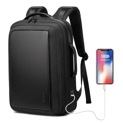 Bange Men Mochila Fashion Waterproof School Travel Bag Backpack USB Business Backpacks Fit For 15.6 Inch Laptop