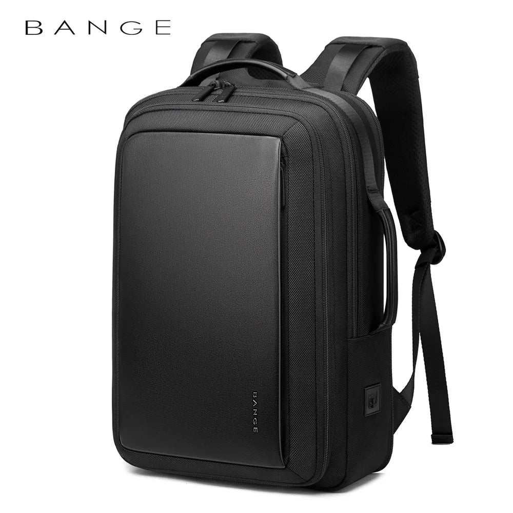 Bange Men Mochila Fashion Waterproof School Travel Bag Backpack USB Business Backpacks Fit For 15.6 Inch Laptop