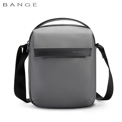 Bange Men's Crossbody Bag Fashion Classic Sling Bag Waterproof Simple Business Multifunction Bag Applicable to 8.6 inch IPad