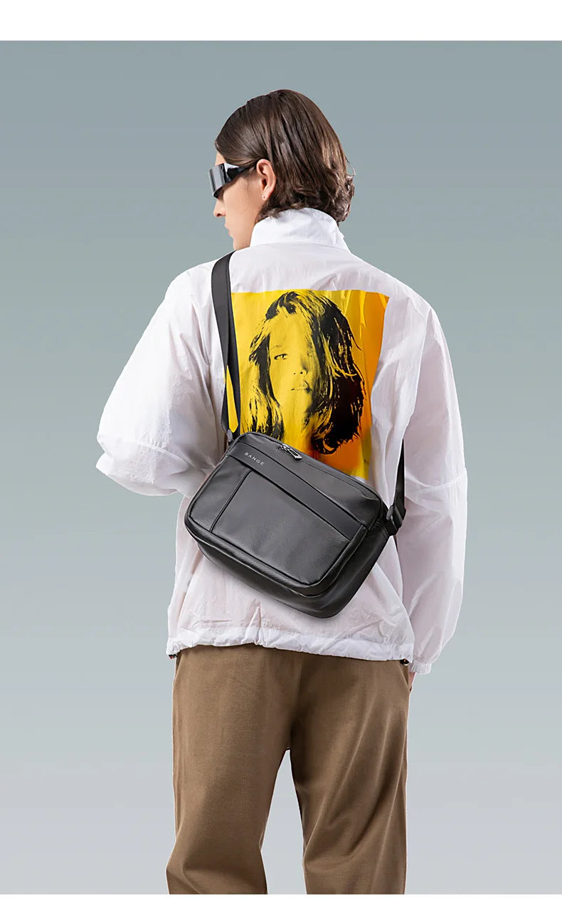 Bange Men's Shoulder Bags Nylon Business Man Bags 8.6 Briefcase Canvas Crossbody Bags Small Waterproof Bag High Quality