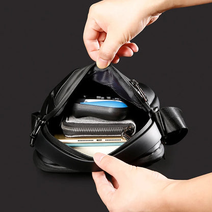 Bange Men's Shoulder Bags Nylon Business Men's Bags 8.6" Briefcase Canvas Crossbody Bags Small Waterproof Bag Man High Quality