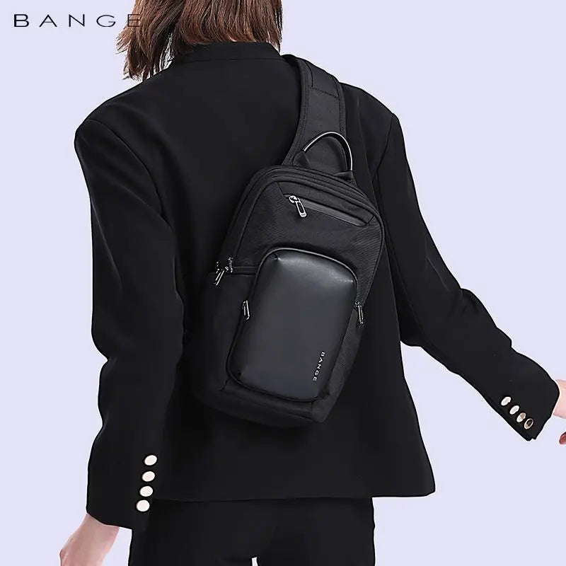 Bange Mochilas Multifunction Crossbody Bag for Men Shoulder Messenger Bags Male Waterproof Short Trip Women Chest Bag Pack