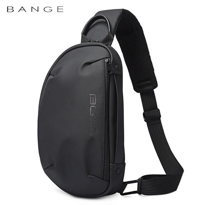 Bange Shoulder Bag Multifunction Big Capacity  Chest Bag Men's Casual Waterproof Messenger Bag USB Bag Travel Backpack