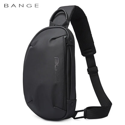 Bange Shoulder Bag Multifunction Big Capacity  Chest Bag Men's Casual Waterproof Messenger Bag USB Bag Travel Backpack