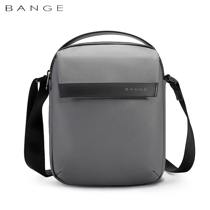 Bange Sling Bag Men's Crossbody Bag Fashion Classic Waterproof Simple Business Multifunction Bag Applicable to 8.6 inch IPad
