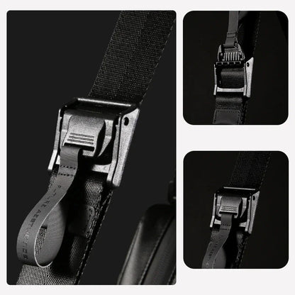 Bange Sling Bag Men's Crossbody Bag Fashion Classic Waterproof Simple Business Multifunction Bag Applicable to 8.6 inch IPad