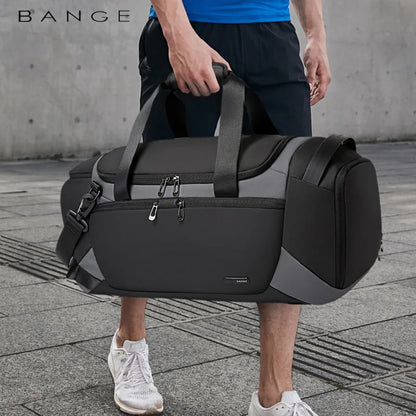 Bange Sports Bags Men Gym Bags For Fitness Training Outdoor Travel Sport Bag  Dry Wet Separation Bags Sac De Travel Bag