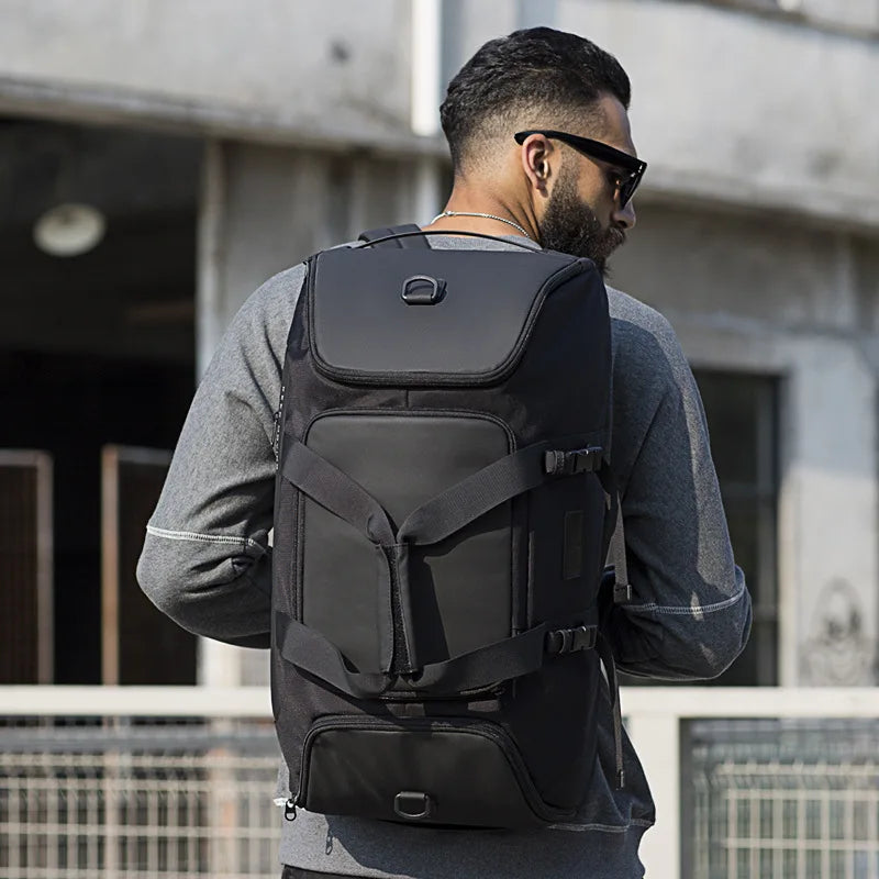 Bange Sprts bag Large Capacity Men Travel Bag Waterproof Duffle Bag for Travel Backpack Hand Luggage Bags with Shoe Pouch