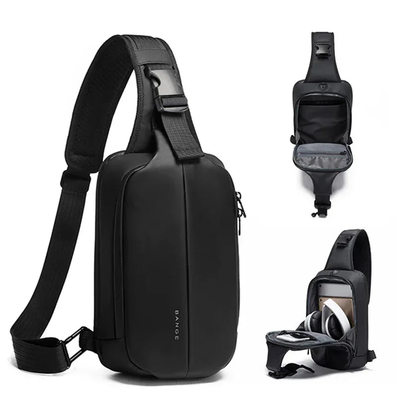 Bange fanny pack travel Men's Chest Bag Leisure Light Sports Cycling Bag Trendy Messenger Bag Travel Crossbody Shoulder Bags