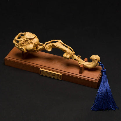 Beautiful Ruyi Carving Entrance Decoration Crafts Sculpture Office Lucky Everything Wishful Decoration Business Opening Gifts