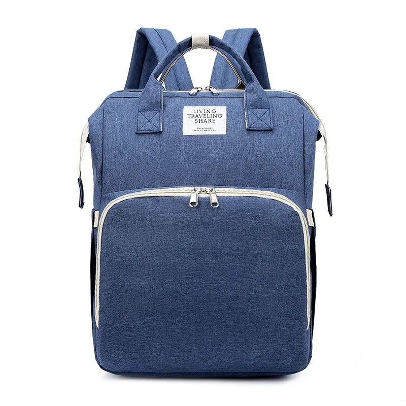 Bed Bag Integrated Mommy Backpack Outing Handbag Multifunctional Portable Women's Backpack Dry and Wet Separation Bag
