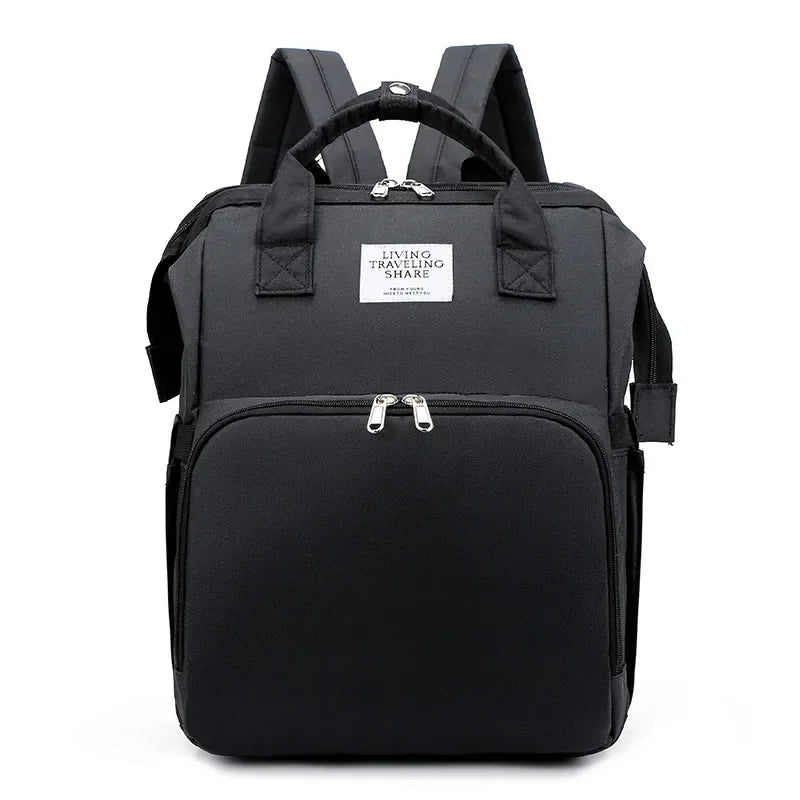 Bed Bag Integrated Mommy Backpack Outing Handbag Multifunctional Portable Women's Backpack Dry and Wet Separation Bag