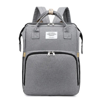 Bed Bag Integrated Mommy Backpack Outing Handbag Multifunctional Portable Women's Backpack Dry and Wet Separation Bag